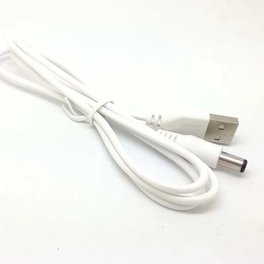 10 قطعة PC كمبيوتر محمول USB الذكور إلى 5 V DC 5.5 مللي متر * 2.1 مللي متر برميل محول الطاقة Cable_bb