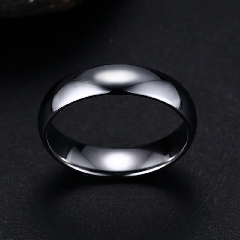 Meaeguet 100% Pure Simple Tungsten Rings For Men 6MM Silver Color Fashion Jewelry Male Wedding Ring (10)