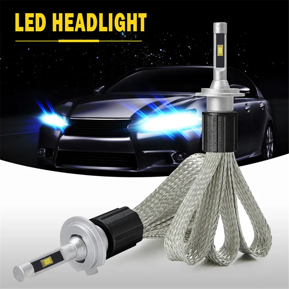 Green-L LED h7 Headlight kit copper cooling 11000LM 110W 6000K 9012 HIR2 H4 H1 H3 H7 H11 9005 9006 lamps fro car | Автомобили и
