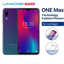 UMIDIGI One Max глобальная версия 4 ГБ 128 ГБ 6,3 дюймов капля воды полный экран 4150 Max две sim карты смартфон Беспроводная зарядка