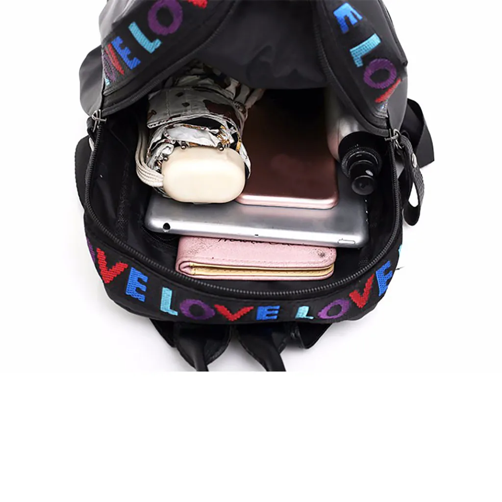 Женские Оксфордские рюкзаки тканевые модные повседневные студенческие сумки рюкзак для путешествий однотонный цвет молния уличная сумка на плечо# P5