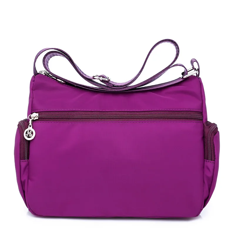  Fashion Women Messenger Bags Hobos Shoulder Zipper Bag Lightweight Waterproof Nylon Oxford Travel C - 32965450164