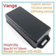 10 шт./лот Настенный Электронный электрический корпус антиблокировочной системы пластиковый материал корпус diy 81*41*20 мм для модульного оборудования