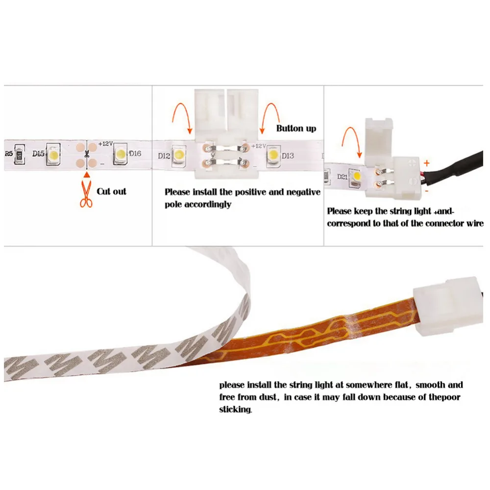 Светодиодная лента DC5V USB кабель питания гибкий светильник 50 см 1 м 2 м 3 м 4 м 5 м SMD 2835 мини 3Key Настольный Декор ТВ фоновый светильник ing