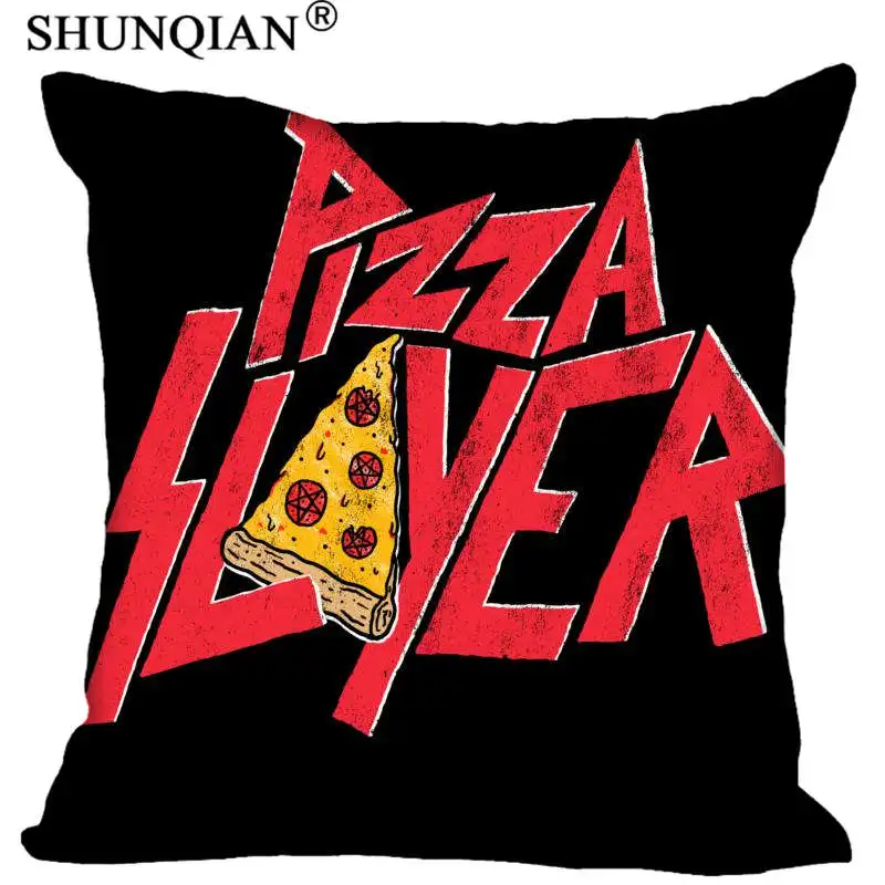 Customized Pillow Cover SLAYER Decorative Pillowcase Square Zipper Pillow Cover 20X20cm 35X35cm 40x40cm - Цвет: 4