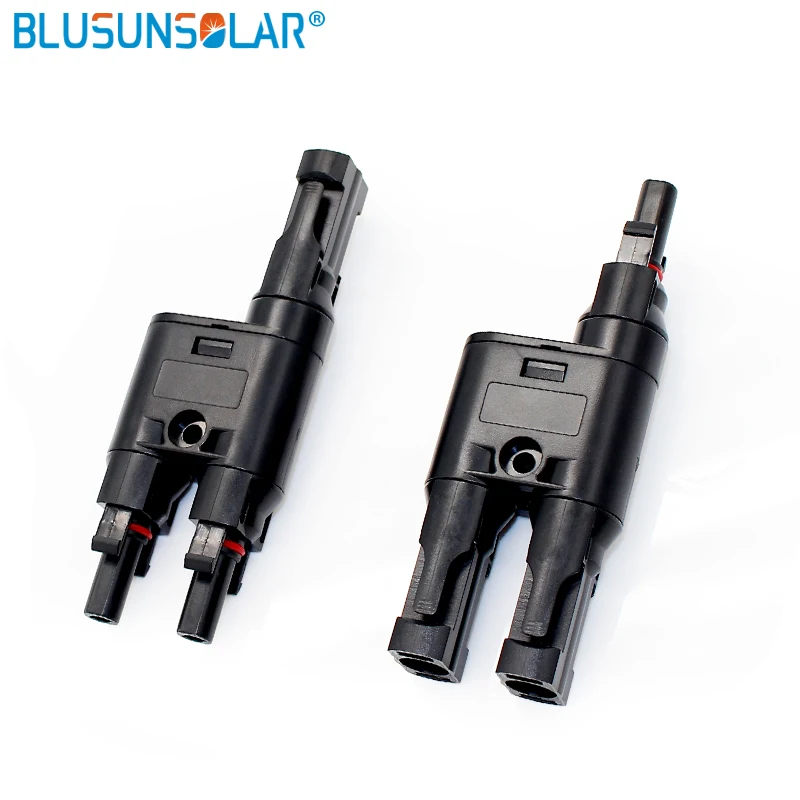 

Solar Panel MC4 T Branch Connectors Splitter Coupler MMF and FFM Wire Branch