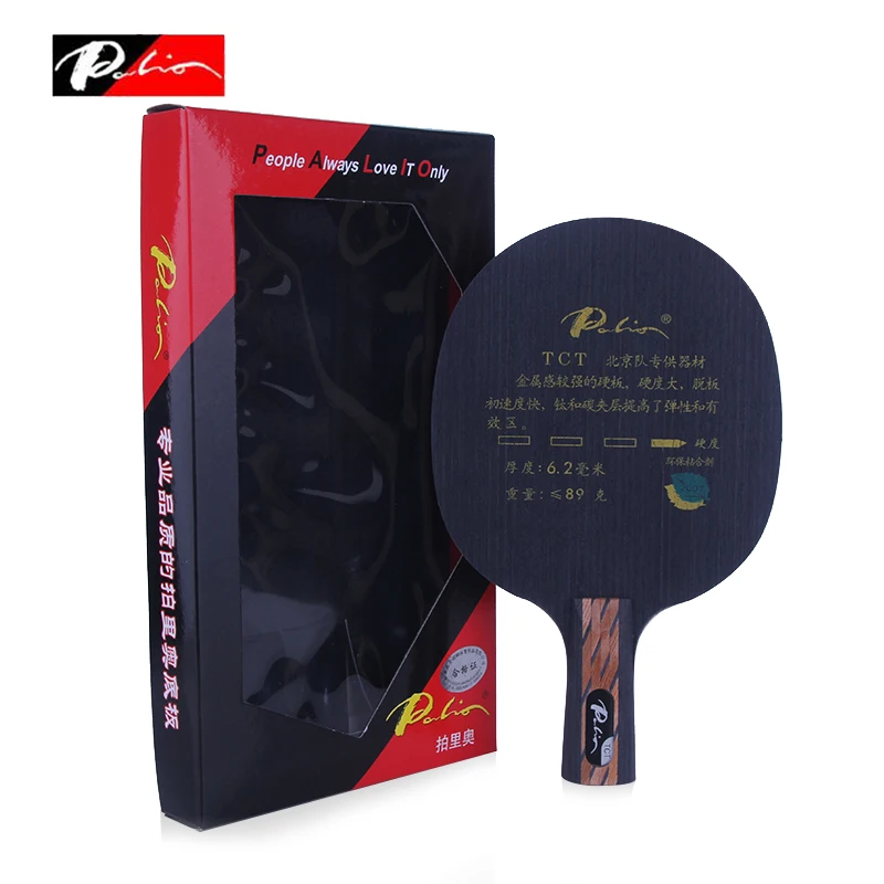 Palio TCT Table Tennis Blade (9 Ply Carbon & Titanium) Racket Ping Pong