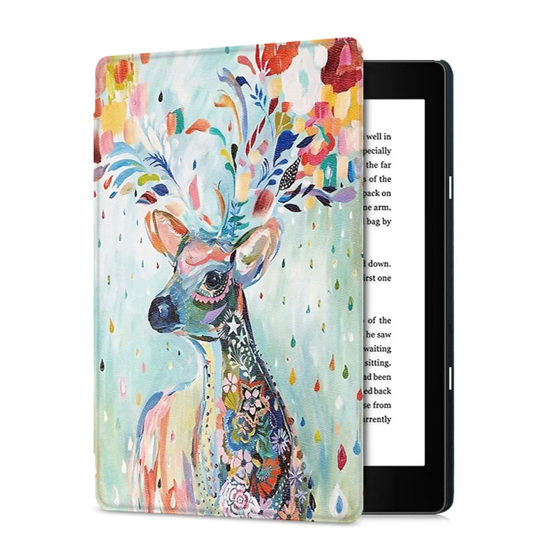 Чехол AROITA для 6," Kobo Aura H2O Edition 2 электронных книг(модель N867-)-легкий тонкий чехол с автоматическим режимом сна/пробуждения - Цвет: Christmas Deer