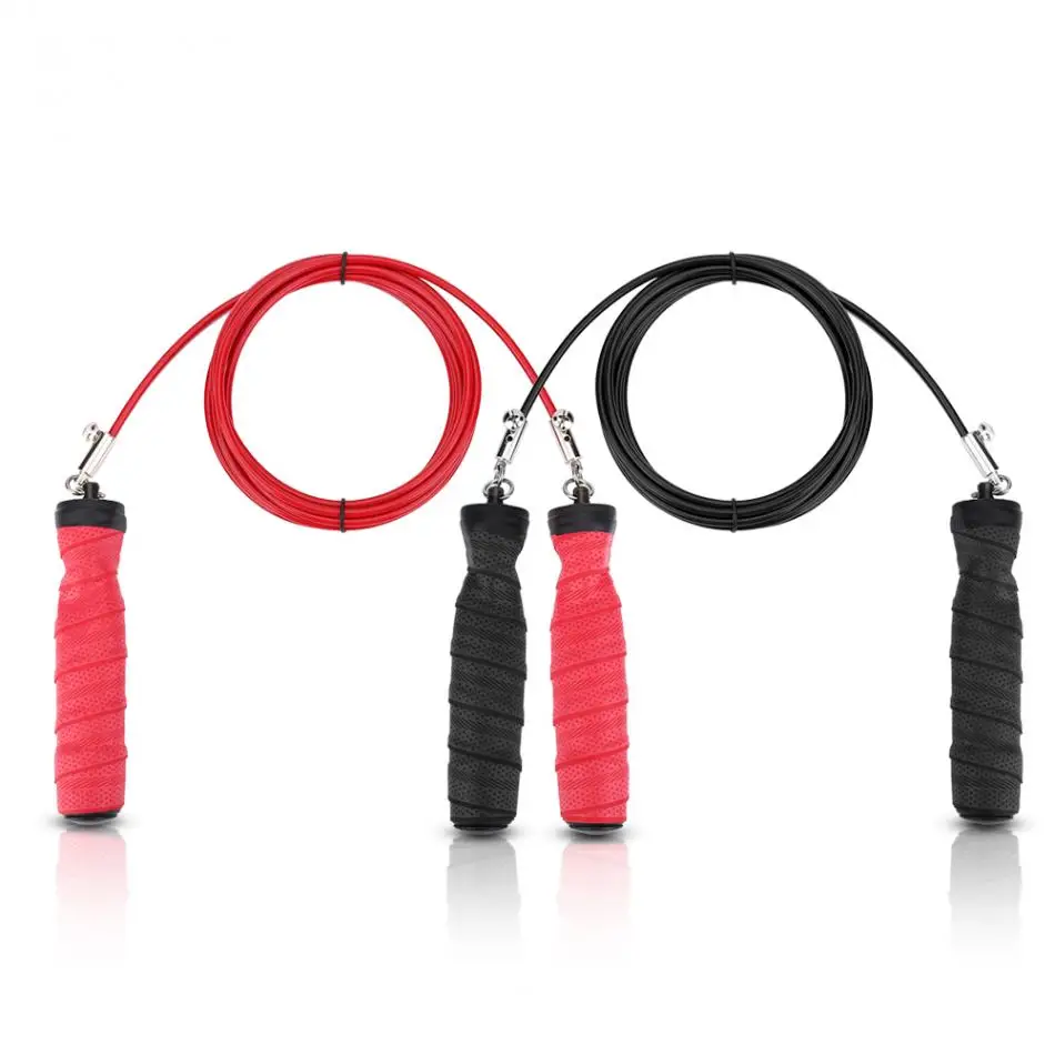 Adjustable Steel Wire Jump Rope Speed Jump Skipping Rope Gym Exercise Competition Training