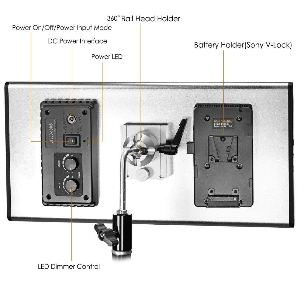 Neewer Dimmable двухцветный 960 светодиодный светильник для видео и светильник-стойка, комплект, светодиодный каркас панели для студии YouTube, уличная видеосъемка