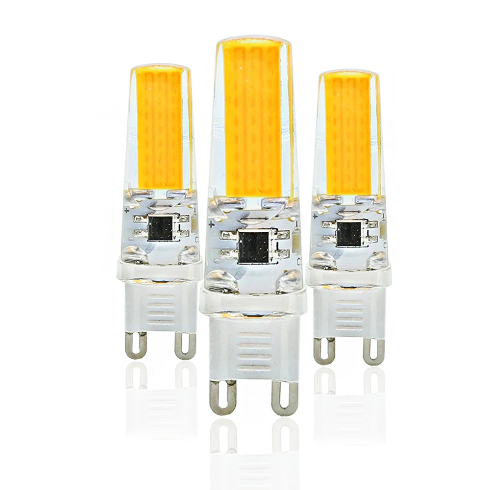 2PCS/Lots No Flicker Dimmable Ceramic LED G9 Light AC220V LED Lamp 2508