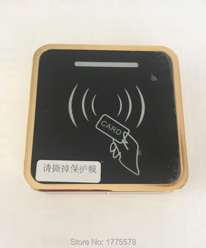

Elegant Metal RFID Card Touch Access Control with 3000pcs cards capacity, wiegand in and out support