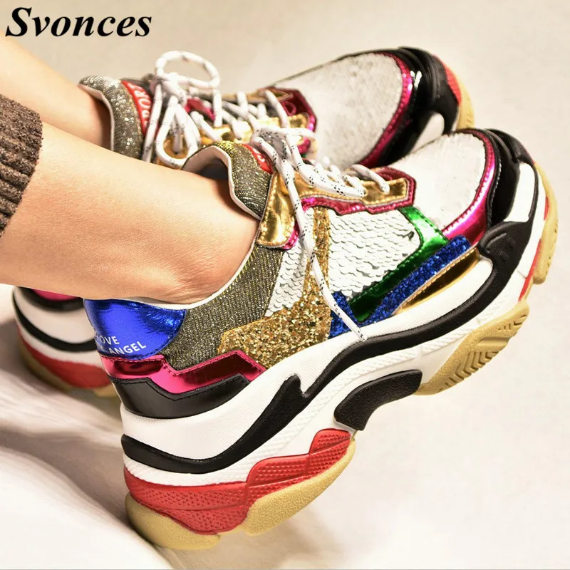 women's multicolor sneakers