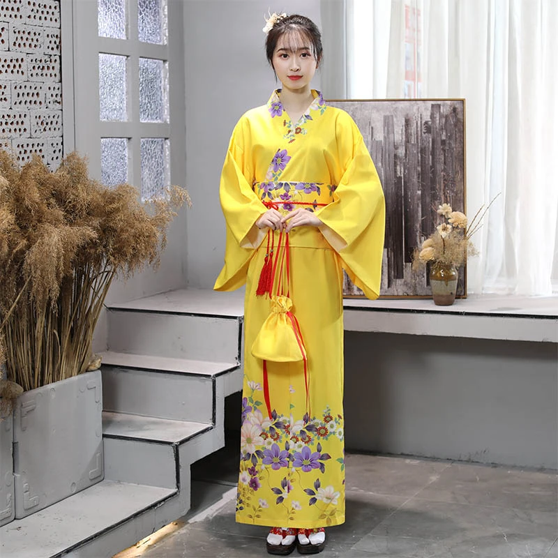 Long yellow kimono Clearance