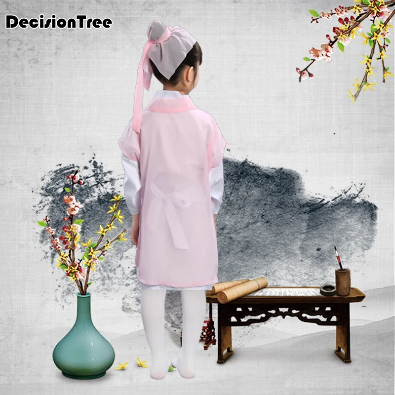 2019 new children ancient costume hanfu traditional chinese folk dance tang dynasty qing ming opera dance costumes dress cosplay