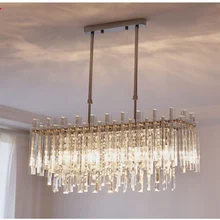 Creative bedroom lamp restaurant chandelier Led lustre crystal lamps Living room modern chandeliers Light fixture modern led lustre crystal chandelier lighting for dining living room candle chandeliers lamp indoor light fixture