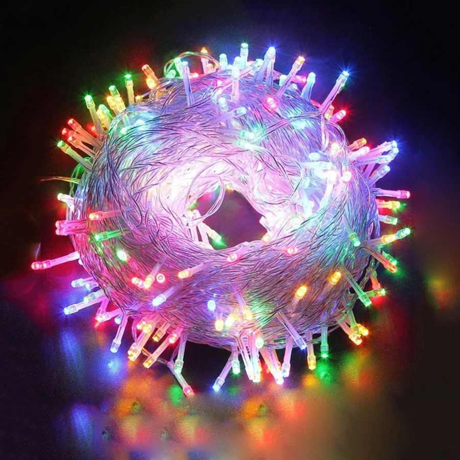 ZINUO 10M 20M 30M 50M 100M LED Fairy Lights AC110V 220V Garland Waterproof Christmas Lights Outdoor For Xmas Wedding Decoration