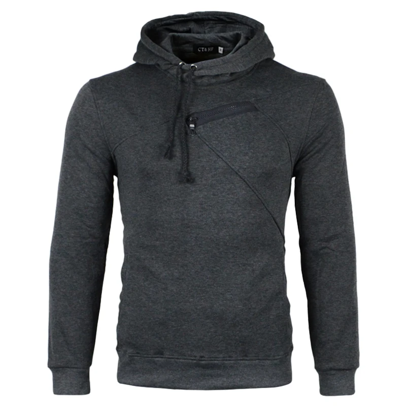 New Fashion Brand Hoodie Solid Male Sweatshirt By CT&HF-in
