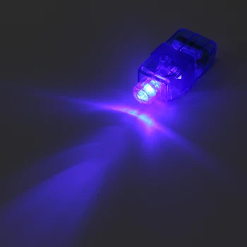 

10pcs Red/Green/Blue/White/RGB Luminous Finger Indicator Light Colorful LED Night Lamp Holiday Light