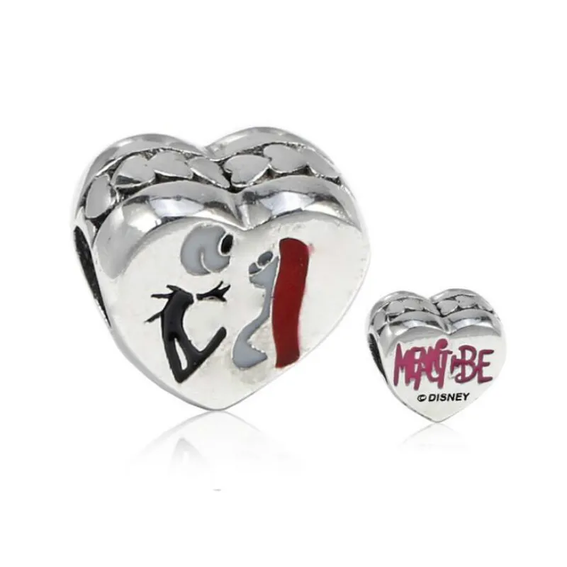

925 sterling silver women's jewelry new heart-shaped letters bracelets diy beads accessories Fits Pandora Charm Jewelry making