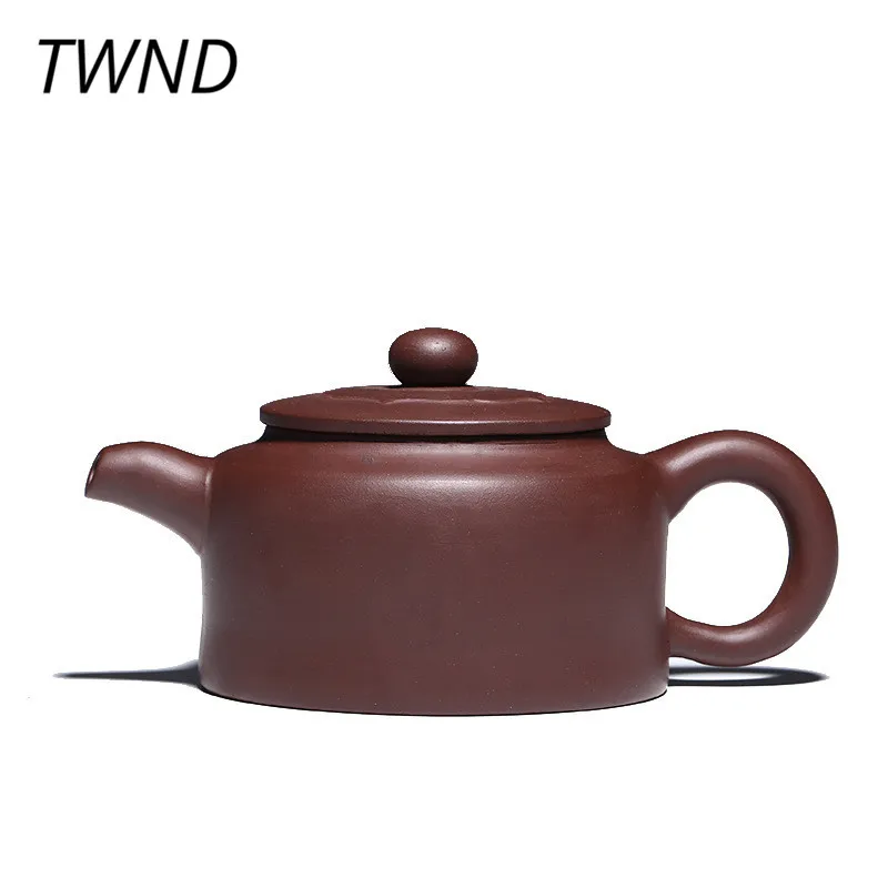 

250CC yixing teapot de zhong tea pot chinese kung fu kettle with gift box purple clay drinkware suit black tea tie guanyin 16.4
