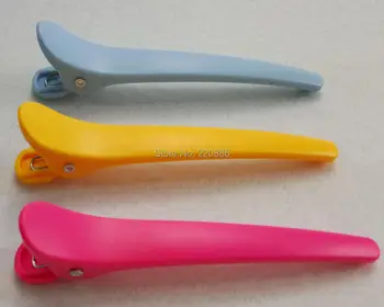 

Croc Hair Clip Hair Grip Clips GIC-HA626 Wholesale 10PCS Plastic Professional Hairdressing Salon Section Free Shipping