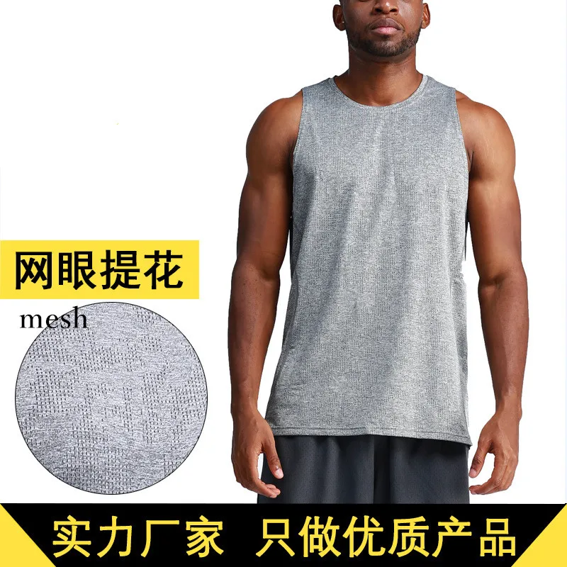 

Men's summer loose vest breathable gym fitness underwear top tank undershirt mannen ropa interior hombre camisa clothes