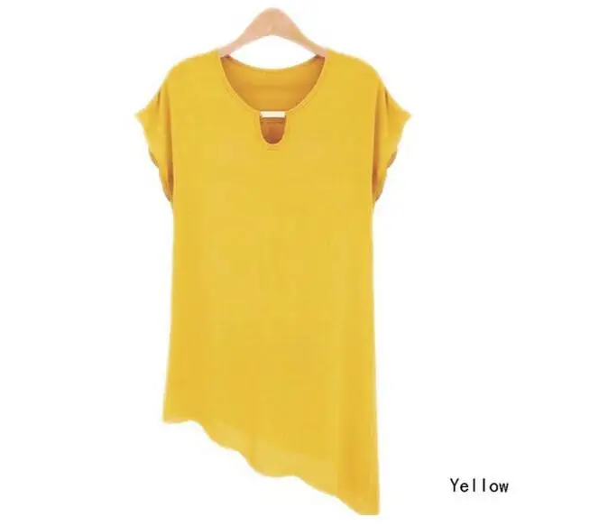 Women Solid Black Casual T-Shirts Hollow Out O-neck Slim Basic Tees Female Soft Elegant Tops Lady Hem angled Chiffon T-shirt Women Solid Black Casual T-Shirts Hollow Out O-neck Slim Basic Tees Female Soft Elegant Tops Lady Hem angled Chiffon T-shirt