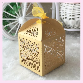 

50pcs/lot Popular wedding decorative pearl paper sweets bags for candy&chocolates gift box provide customized size&design