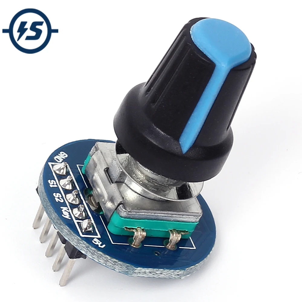 

Rotary Encoder Module Brick Sensor Development Round Audio Rotating Potentiometer Knob Cap for Arduino