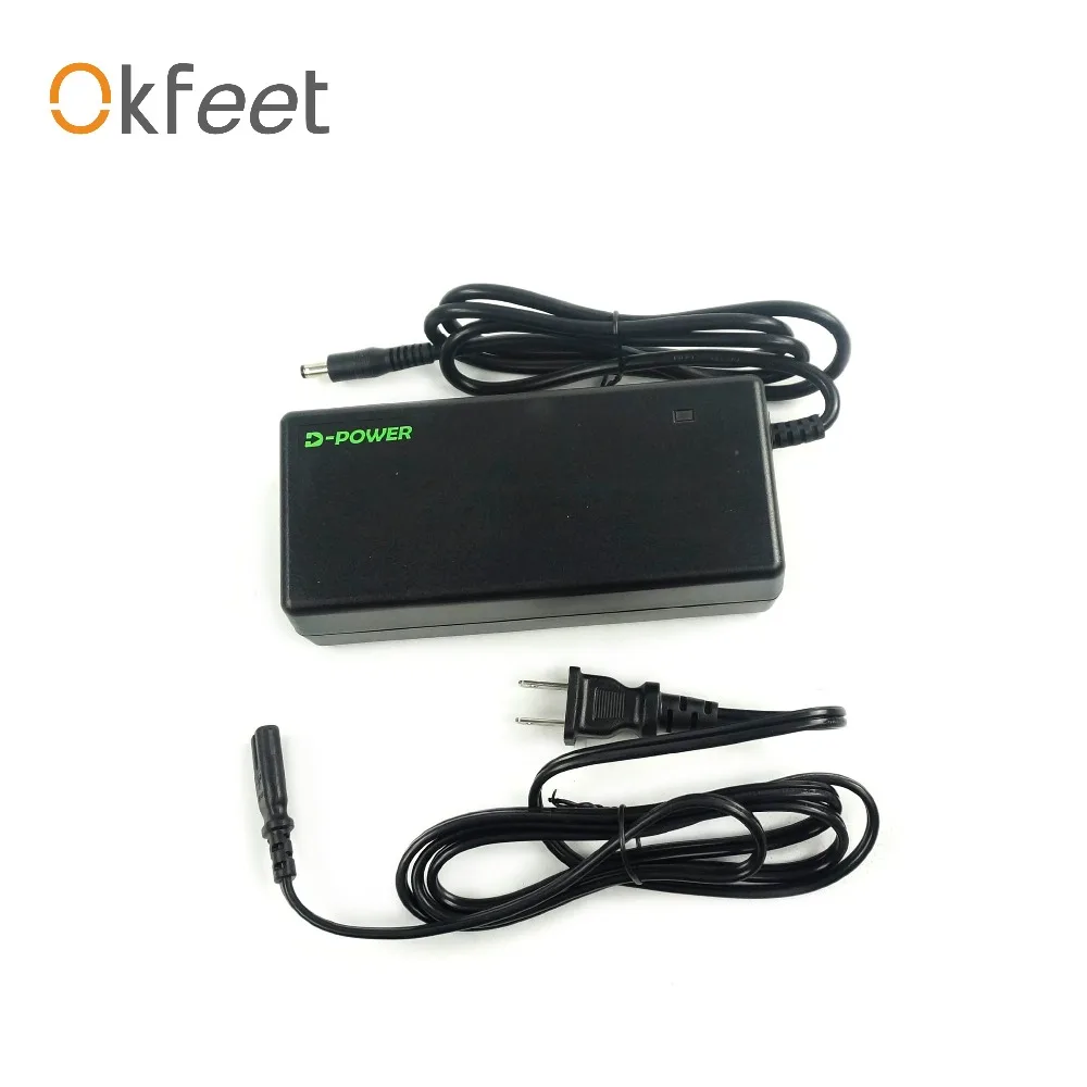 Discount okfeet EU JAN AU  D-power High Quality Li-ion Battery Charger Output 36V48V 2A 3A Ebike Battery Charger Stable 3