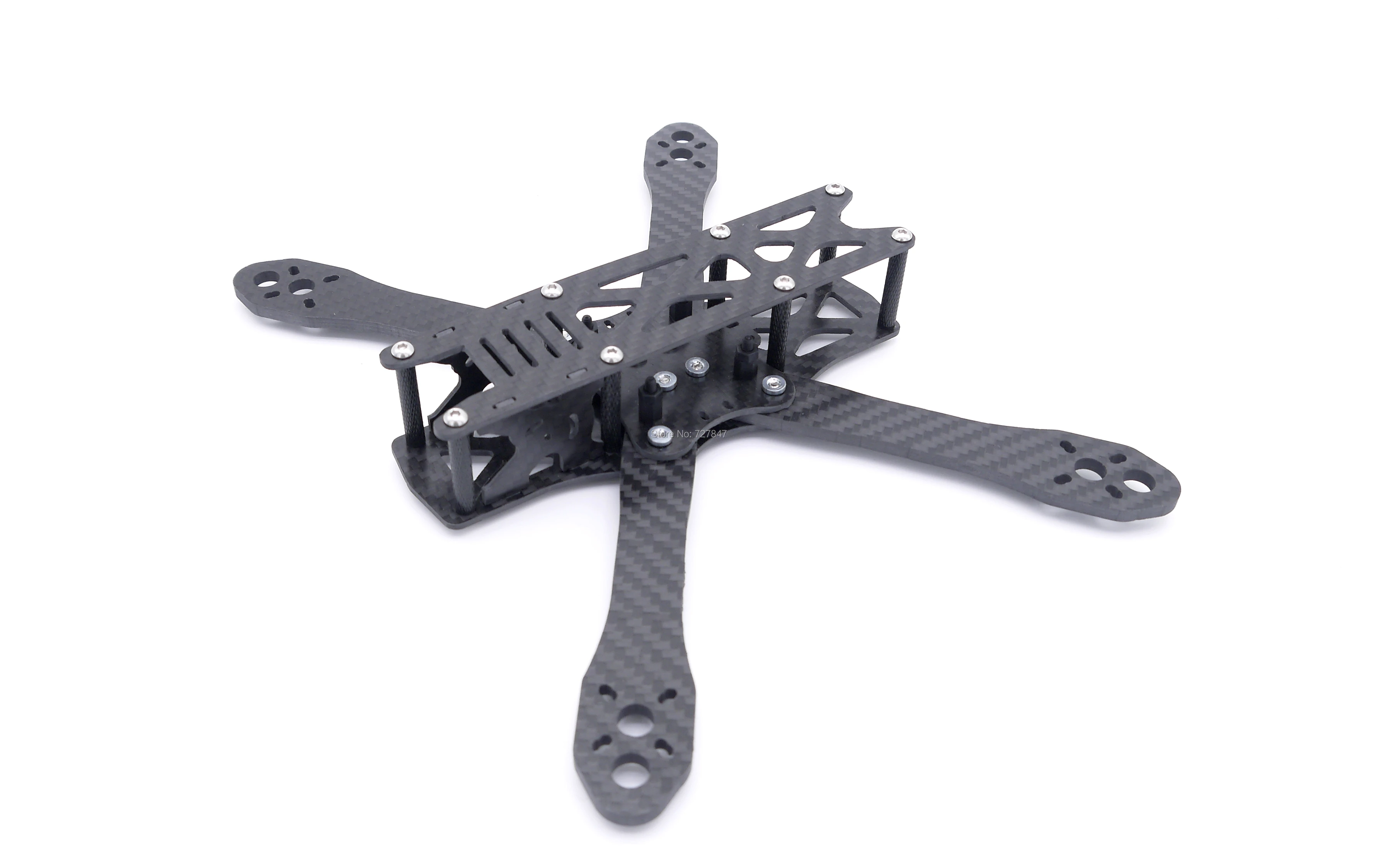 Günstige Alien 5 zoll 225mm Alien Slam 5 zoll 225 225mm DIY Kreuz Racing Mini Drone carbon faser mit 4mm arm FPV quadcopter rahmen