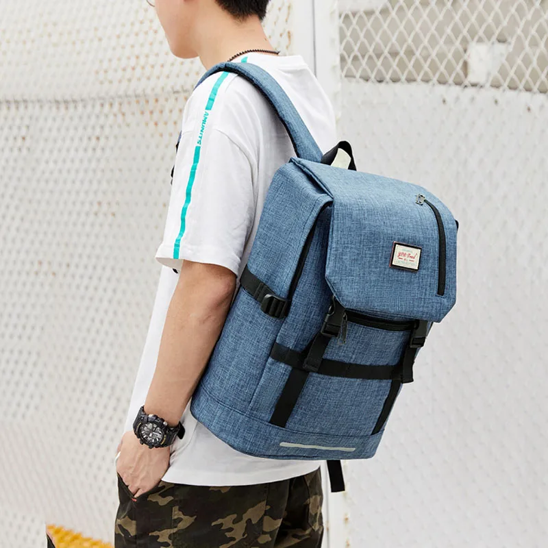 2019 винтажный Оксфордский мужской рюкзак женский 15,6 дюймов рюкзак для ноутбука мужской большой емкости школьные рюкзаки, сумки для