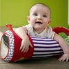 42cm Newborn Baby Multifunction crawling roller Toddler Toys Fitness Sport Soft Squishy Stuffed Plush Toys Music Teether Bibi 1