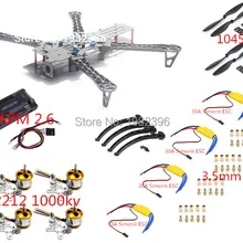X500 Квадрокоптер FPV Квадрокоптер Quadro 500 мм и посадочные полозья engrenagem 2212 1000KV двигатель 30A Simonk ESC para