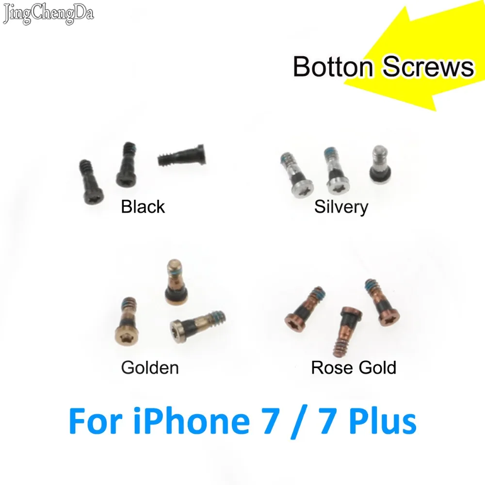 Винт для задней крышки JCD 2 шт./лот iPhone 7 Pentalobe винты нижней док станции