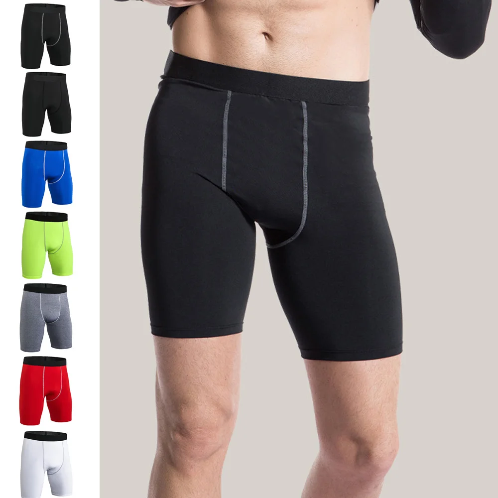 Мужские плотные спортивные шорты для бега фитнес тренировочный спортивный брюки быстросохнущие YLSPR0043