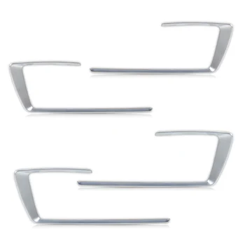 

CITALL 4pcs Interior Chrome Dashboard Console Cover Trim For BMW 3 4 Series F30 F31 F32 F34 F36 316 318 320 420 2013 2014 2015