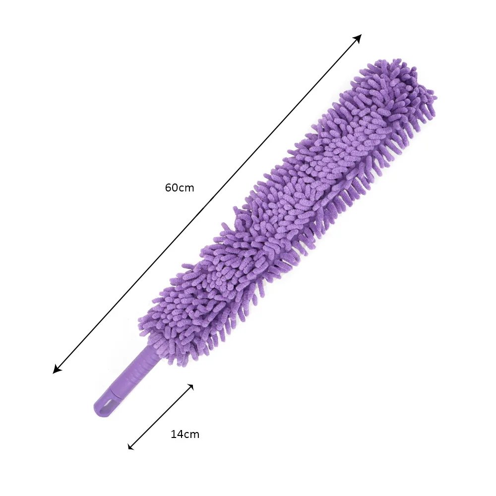 LEEPEE Dust Remover Long Chenille Car Wheel Wash Brush Car Duster Car Washing Tool Soft Microfiber Wheel Tire Cleaner