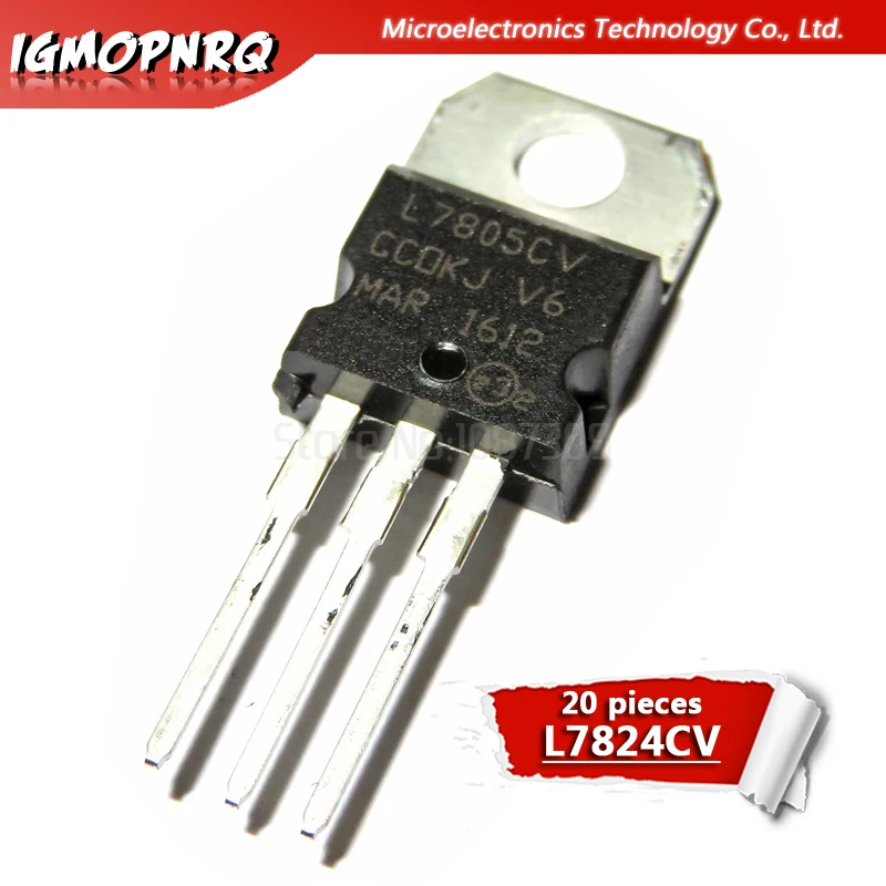 

20pcs L7805CV L7805 KA7805 MC7805 Voltage Regulator 5V 1.5A TO-220 new original