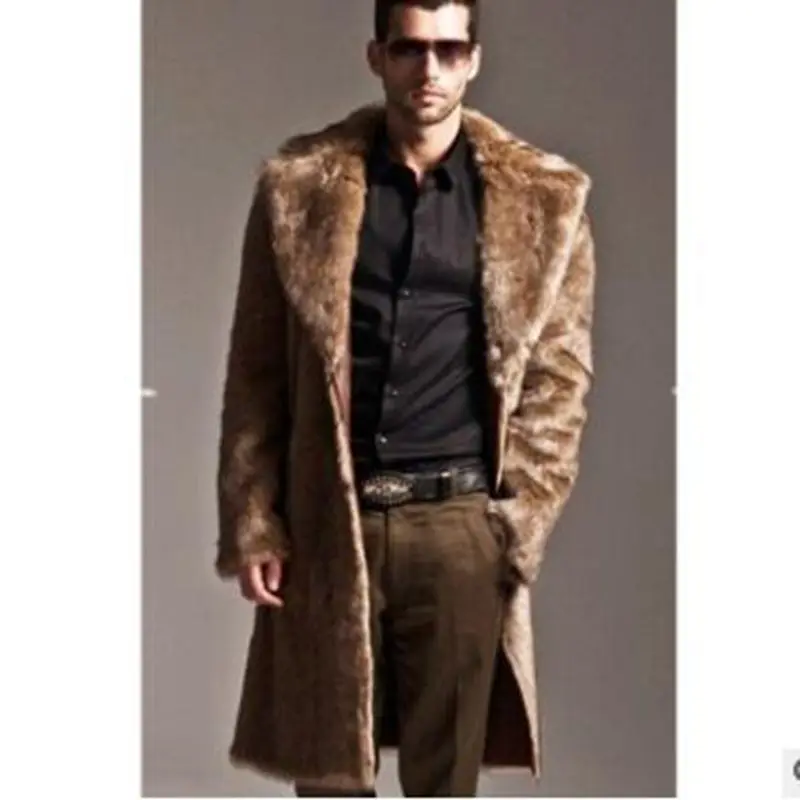 b Men Fur Coat Winter Faux Fur Outwear On One Sides Coat Men Punk Parka Jackets Long Leather Overcoats Genuine Faux Fur Clothing b Men Fur Coat Winter Faux Fur Outwear On One Sides Coat Men Punk Parka Jackets Long Leather Overcoats Genuine Faux Fur Clothing