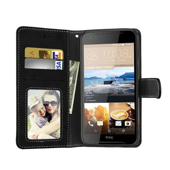

SINOCOM HANDA PU Wallet Leather Cover Case For HTC Desire 830 Flip Protective Phone Bag With Card Holder+TPU soft Frame