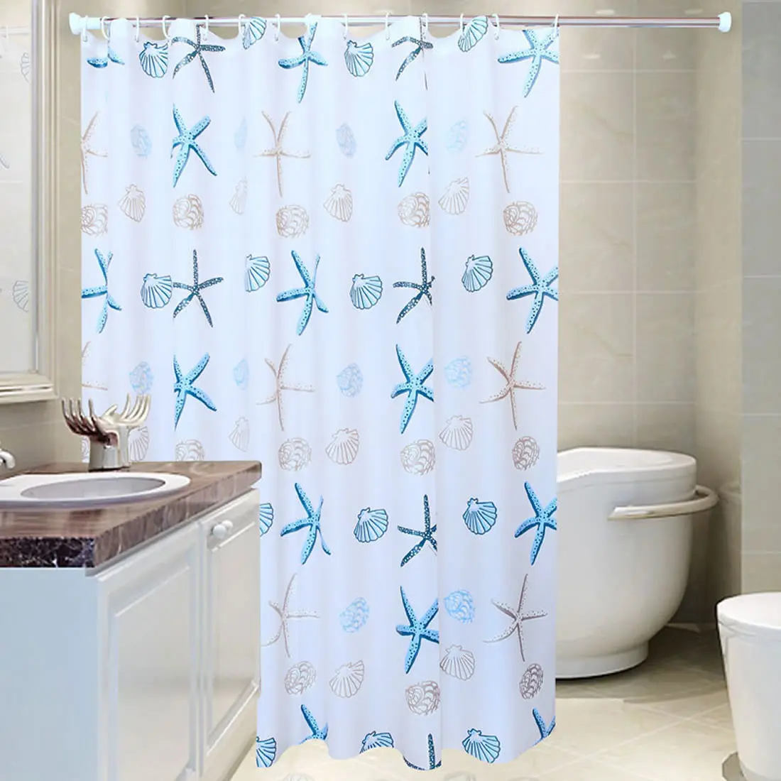 Aliexpress.com : Buy starfish Waterproof Shower Curtain ...