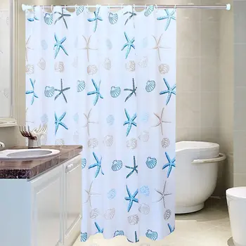 

starfish Waterproof Shower Curtain for bathroom Bathroom Shower Curtains Bath Curtain Home Decor