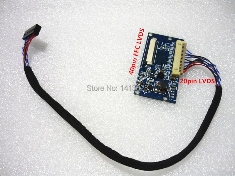 

7 8 10.1 -inch LCD 40 pin FFC row line turn generic driver board an LVDS adapter plate an LVDS pin 20 to 40 pin an LVDS