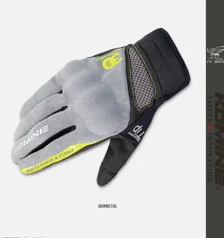 KOMINE GK163 moto guanti in ple traspirante a secco in fibra di carbonio 3D Кавалло гуанто 4 цвета taglia sg