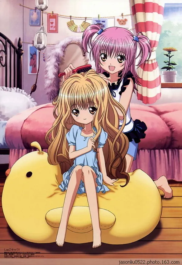 

Shugo Chara Anime Amu & Rima 35*25CM Wall Scroll Poster