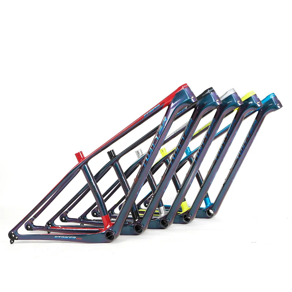 Sale Twitter Strikerpro Discolored Thru-axle Mtb Carbon Frame Gravel Bike Carbon Mtb Frame 29er 27.5er Mountain Bicycle Frames 4