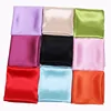 60cm Candy Colors Women Silk Scarf Fashion Silk Shawl Head Covering Ladies Professional Small Squares New Design Silk Scaves 1