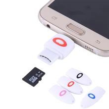 1 Piece Micro SD TF Card Reader For Samsung HTC Huawei Xiaomi Oneplus Smartphone Android Micro USB to USB OTG Adapter Converter